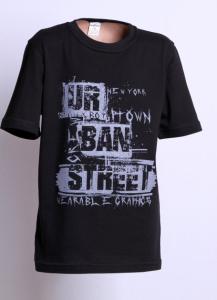Tričko URBAN STREET , Velikost - 134 , Barva - Čierna