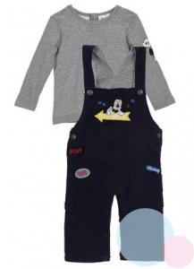 Tričko a nohavice Mickey , Barva - Modro-šedá
