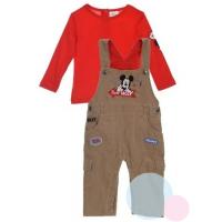 Tričko a nohavice Mickey , Velikost - 68 , Barva - Červená