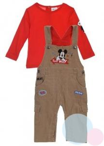 Tričko a nohavice Mickey , Velikost - 68 , Barva - Červená