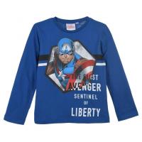 Tričko Avengers - Kapitán Amerika , Velikost - 104 , Barva - Modrá