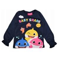 TRIKO BABY SHARK , Velikost - 92 , Barva - Tmavo modrá