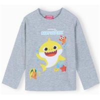 TRIKO BABY SHARK , Velikost - 92 , Barva - Šedá