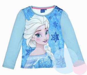 Tričko Frozen Elsa , Barva - Modrá