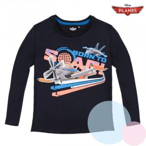 tričko Lietadlá , Barva - Tmavo modrá