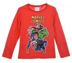 Tričko Avengers Comics , Velikost - 140 , Barva - Červená