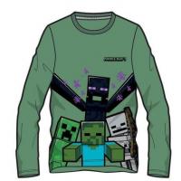 TRIKO MINECRAFT , Velikost - 134 , Barva - Zelená