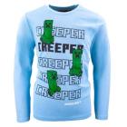 TRIKO MINECRAFT , Velikost - 152 , Barva - Světlo modrá