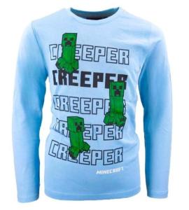 TRIKO MINECRAFT , Velikost - 152 , Barva - Světlo modrá