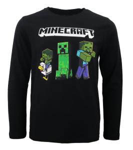 TRIKO MINECRAFT , Velikost - 152 , Barva - Čierna