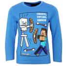 TRIKO MINECRAFT , Velikost - 152 , Barva - Modrá