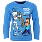 TRIKO MINECRAFT , Velikost - 152 , Barva - Modrá