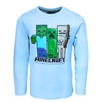 TRIKO MINECRAFT , Velikost - 152 , Barva - Světlo modrá