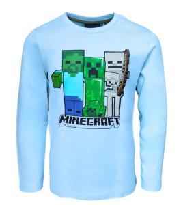 TRIKO MINECRAFT , Velikost - 152 , Barva - Světlo modrá