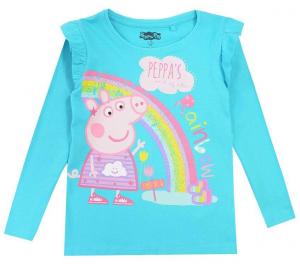 Tričko Peppa Pig , Velikost - 98 , Barva - Tyrkysová