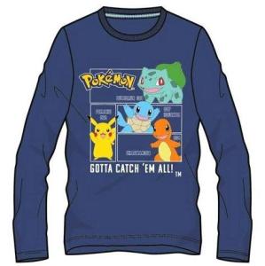 Tričko Pokémon , Velikost - 128 , Barva - Modrá