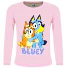 Tričko s dlhým rukávom Bluey , Velikost - 92 , Barva - Svetlo ružová
