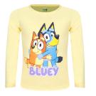 Tričko s dlhým rukávom Bluey , Velikost - 92 , Barva - Světle žlutá