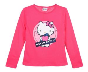 Tričko s dlhým rukávom Hello Kitty , Velikost - 98 , Barva - Malinová