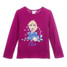 Tričko s dlhým rukávom Ľadové kráľovstvo , Velikost - 110 , Barva - Tmavo fialová