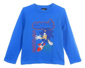 Tričko s dlhým rukávom Sonic , Velikost - 98 , Barva - Modrá