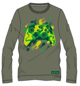 Tričko X-BOX , Velikost - 116 , Barva - Tmavo zelená