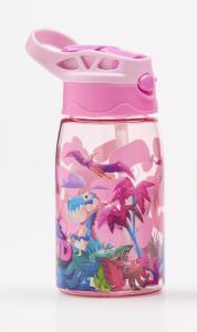 Tritánová fľaša Dinaland , Velikost lahve - 500 ml , Barva - Ružová