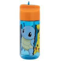 Fľaša Pokémon tritan , Velikost lahve - 430 ml , Barva - Modro-oranžová