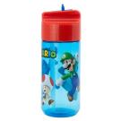 Fľaša Super Mario tritan , Velikost lahve - 430 ml , Barva - Modro-červená