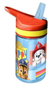 Tritánová fľaša Labková Patrola , Velikost lahve - 400 ml , Barva - Červená