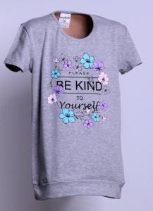 Tunika BE KIND , Velikost - 140 , Barva - Šedá