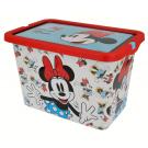 ÚLOŽNÝ BOX Minnie Mouse , Barva - Bielo-červená