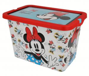 ÚLOŽNÝ BOX Minnie Mouse , Barva - Bielo-červená