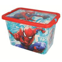 Úložný box Spiderman , Barva - Modrá