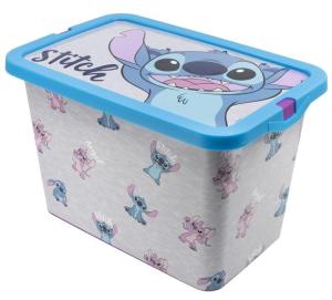 Úložný box STITCH 7l , Barva - Modro-šedá