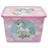 ÚLOŽNÝ BOX UNICORN , Barva - Ružová