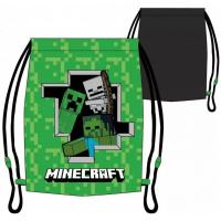 Vrecúško na telocvik Minecraft , Barva - Černo-zelená
