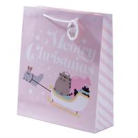 Vianočná darčeková taška Pusheen , Barva - Ružová