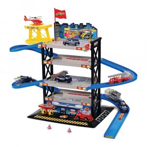 Veľká parkovacia garáž s heliportom , Barva - Barevná