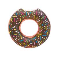 Veľký nafukovací kruh Bestway DONUT 107cm , Barva - Hnedá