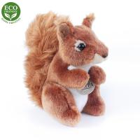 Veverička sediaca 18 cm ECO , Barva - Tehlová