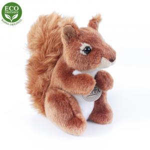 Veverička sediaca 18 cm ECO , Barva - Tehlová
