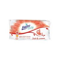 Vlhčené obrúsky Linteo Baby 72 ks Soft and cream , Barva - Biela