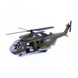 Vojenská helikoptéra so zvukom a svetlom, 42 cm