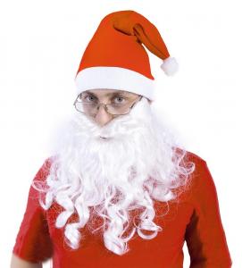 Fúzy Santa / Mikuláš dlhé , Barva - Červeno-bílá