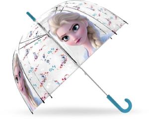 Vystreľovací priehľadný dáždnik Ľadové Kráľovstvo 2 Elsa