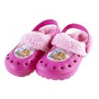Zateplené sandále clog Tlapková Patrola , Velikost boty - 25-26 , Barva - Malinová