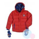 Zimná bunda a rukavice Tlapkova Patrol , Velikost - 98 , Barva - Červená