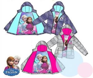 Zimná bunda Frozen Disney , Barva - Fialová