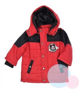 Zimná bunda Mickey , Velikost - 80 , Barva - Červená
